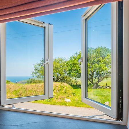 Polrunny Farm Seaberry Cottage With A Sea View And Log Burner Boscastle Esterno foto