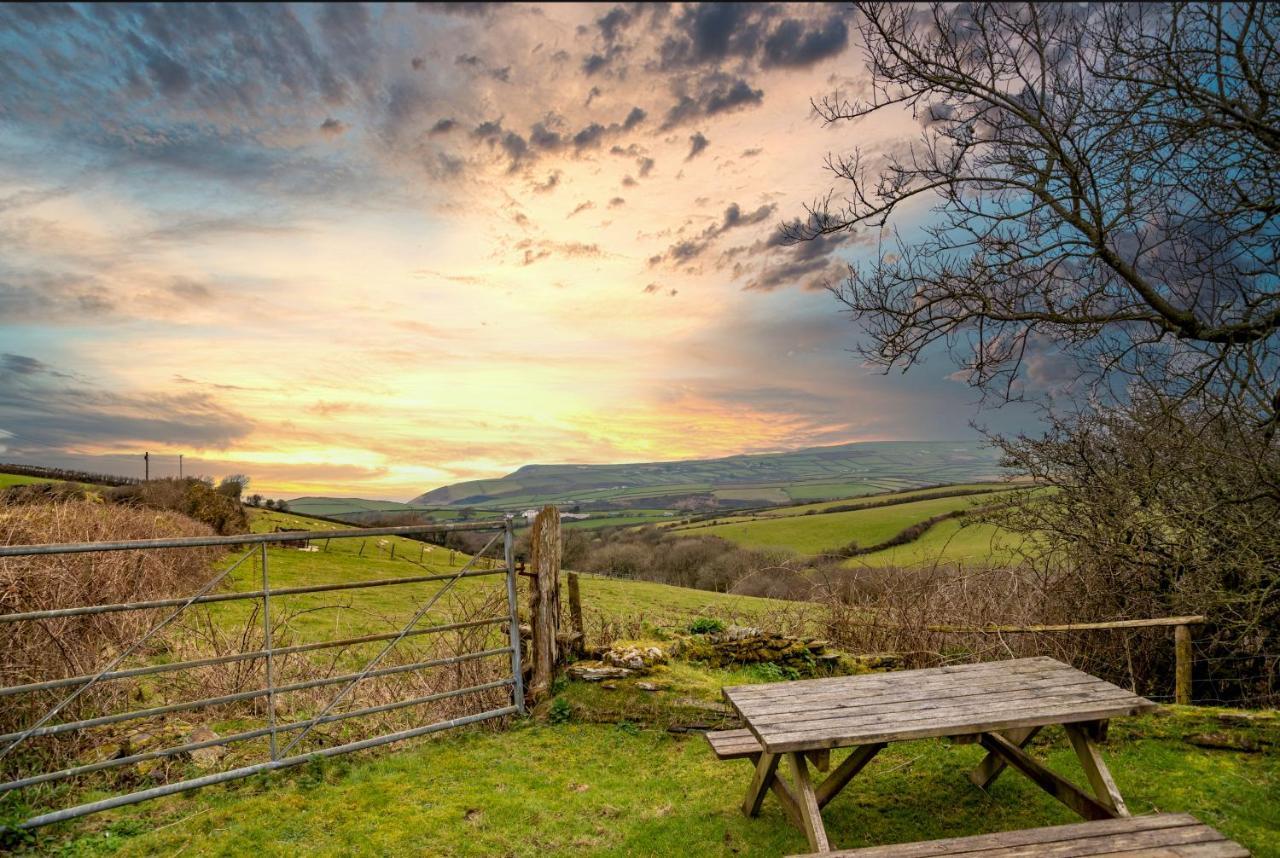Polrunny Farm Seaberry Cottage With A Sea View And Log Burner Boscastle Esterno foto