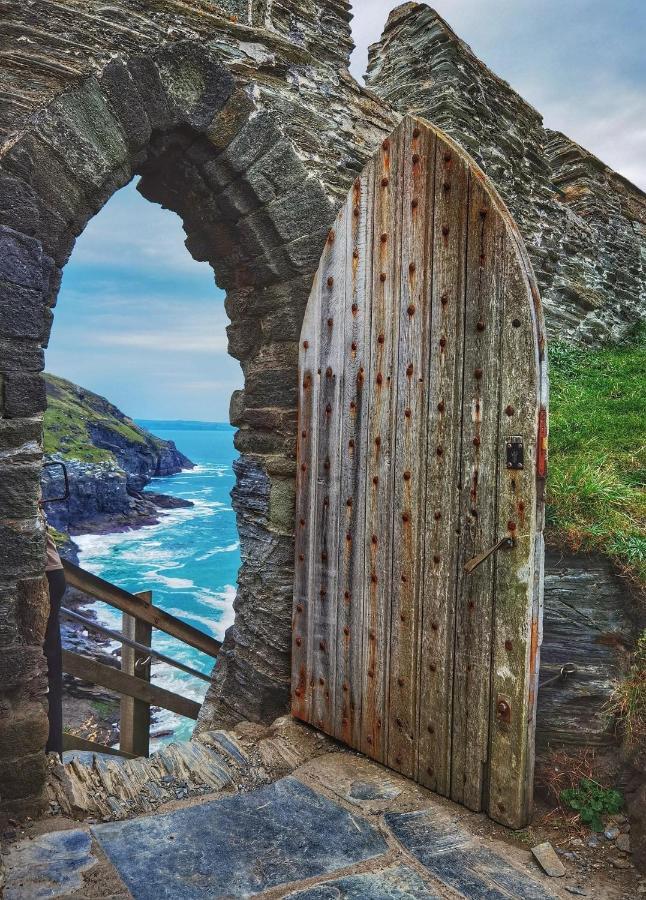 Polrunny Farm Seaberry Cottage With A Sea View And Log Burner Boscastle Esterno foto