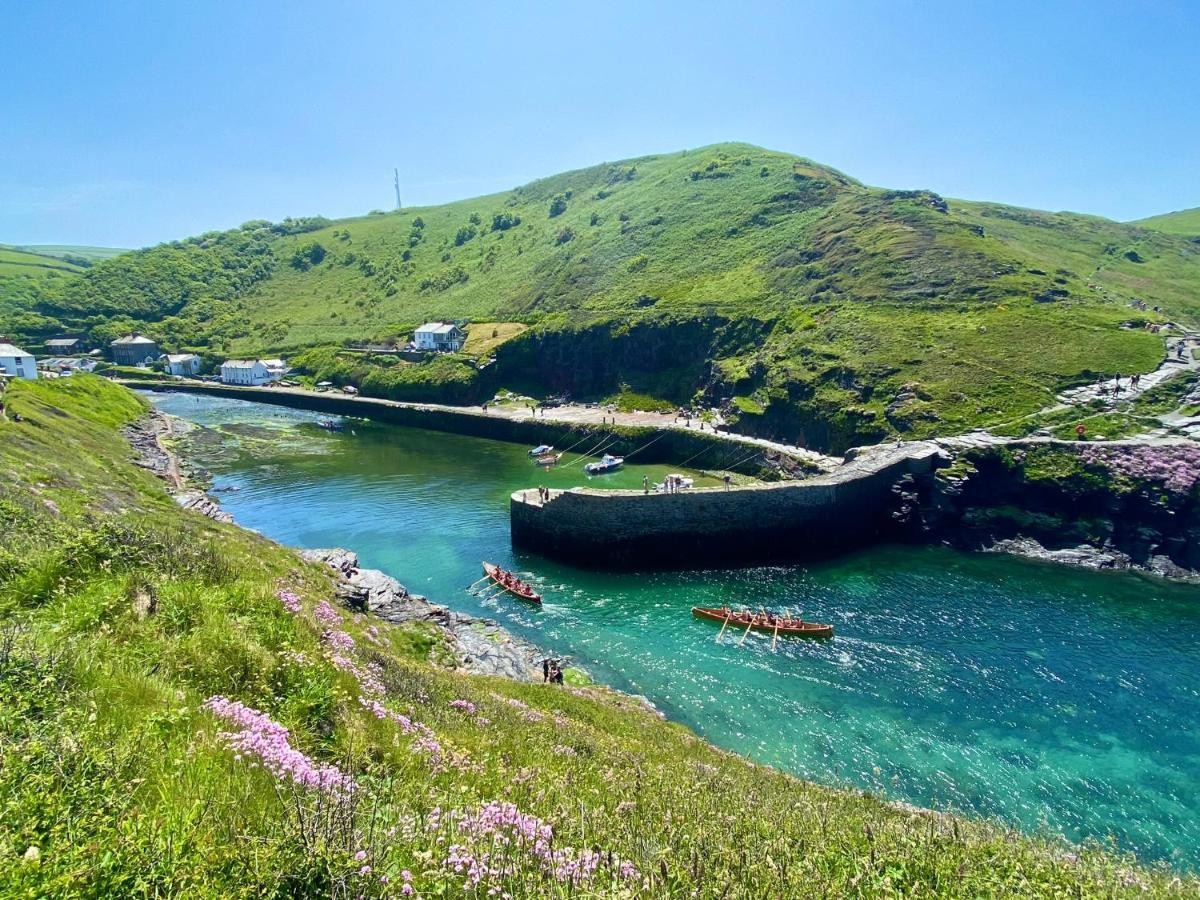 Polrunny Farm Seaberry Cottage With A Sea View And Log Burner Boscastle Esterno foto